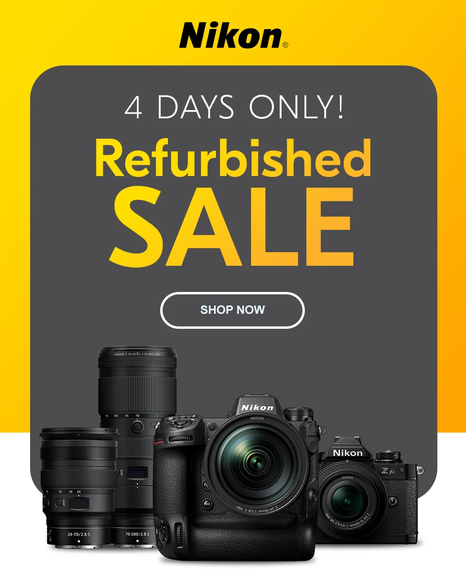 Nikon | 4 Days Only! Refurbished Sale | Shop Now