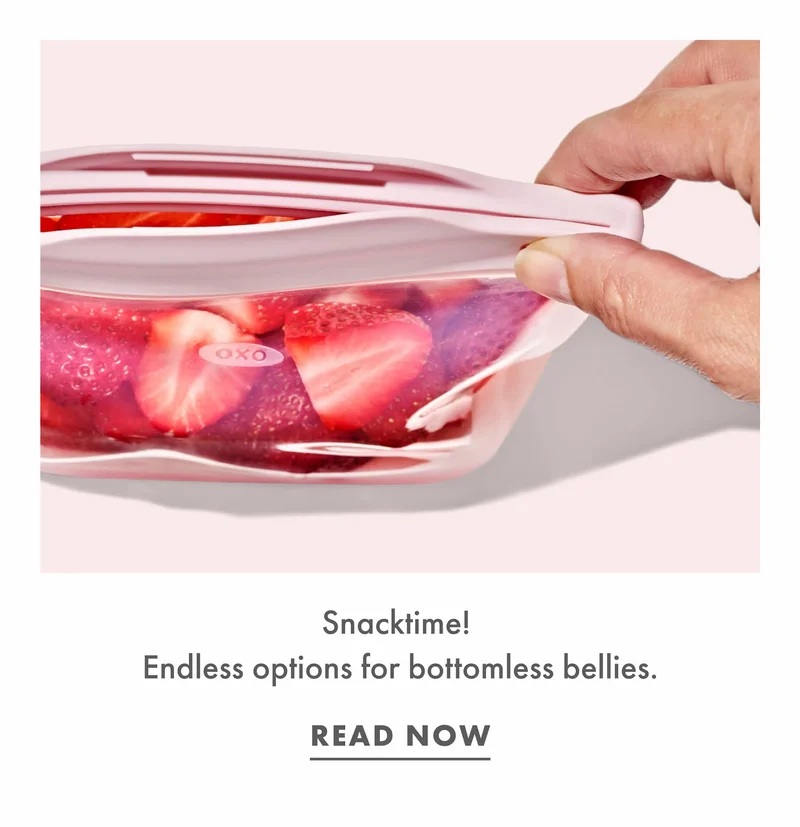 Snacktime!  Endless options for bottomless bellies. | READ NOW