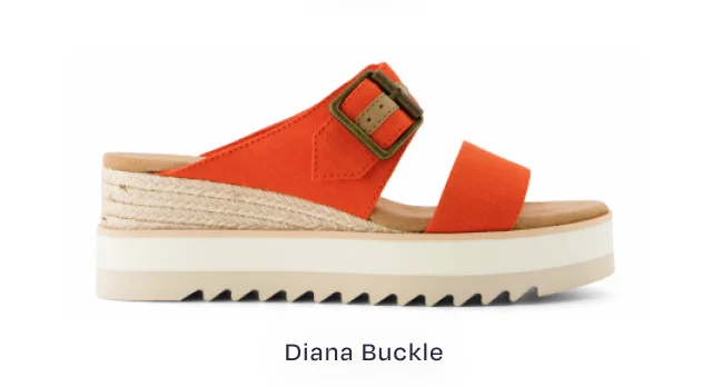 Diana Mule Buckle Wedge Sandal- Image