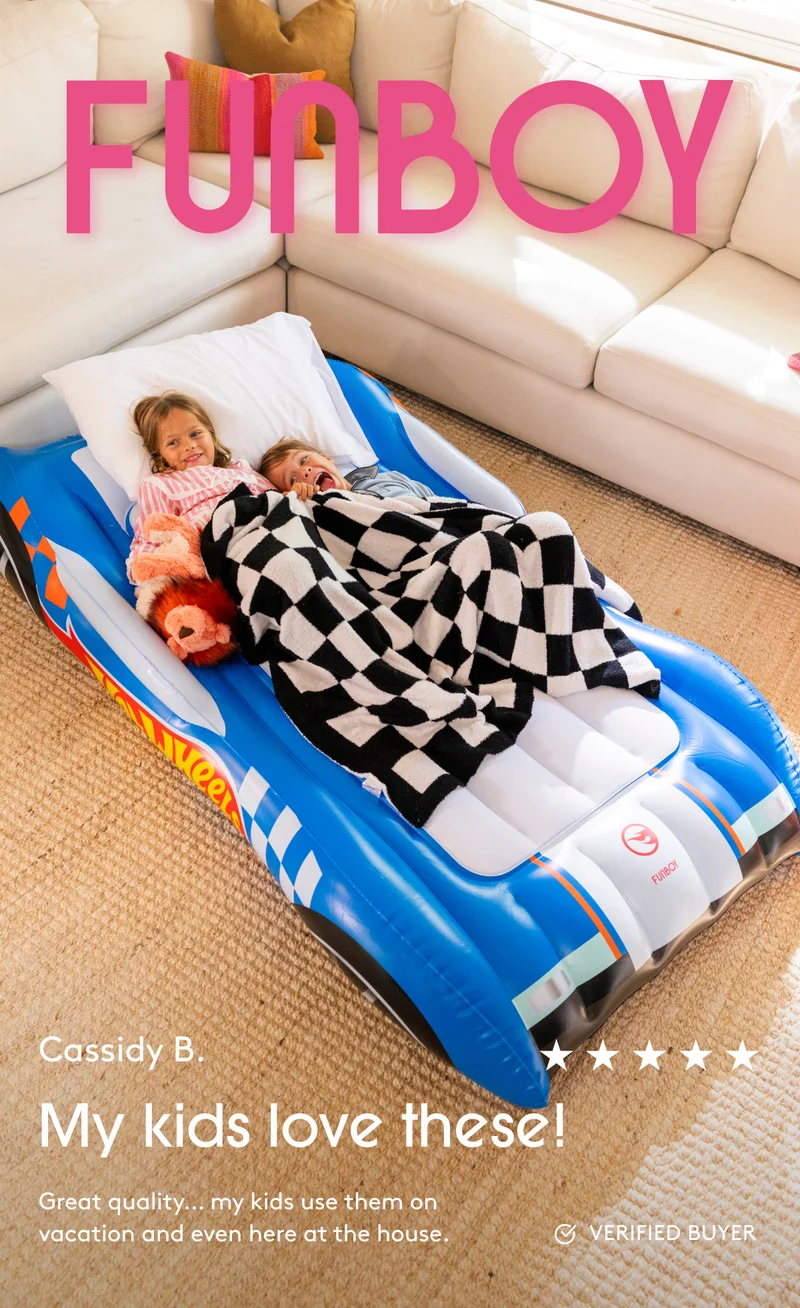 Funboy NEW Barbie and Hot Wheels Sleepover Beds