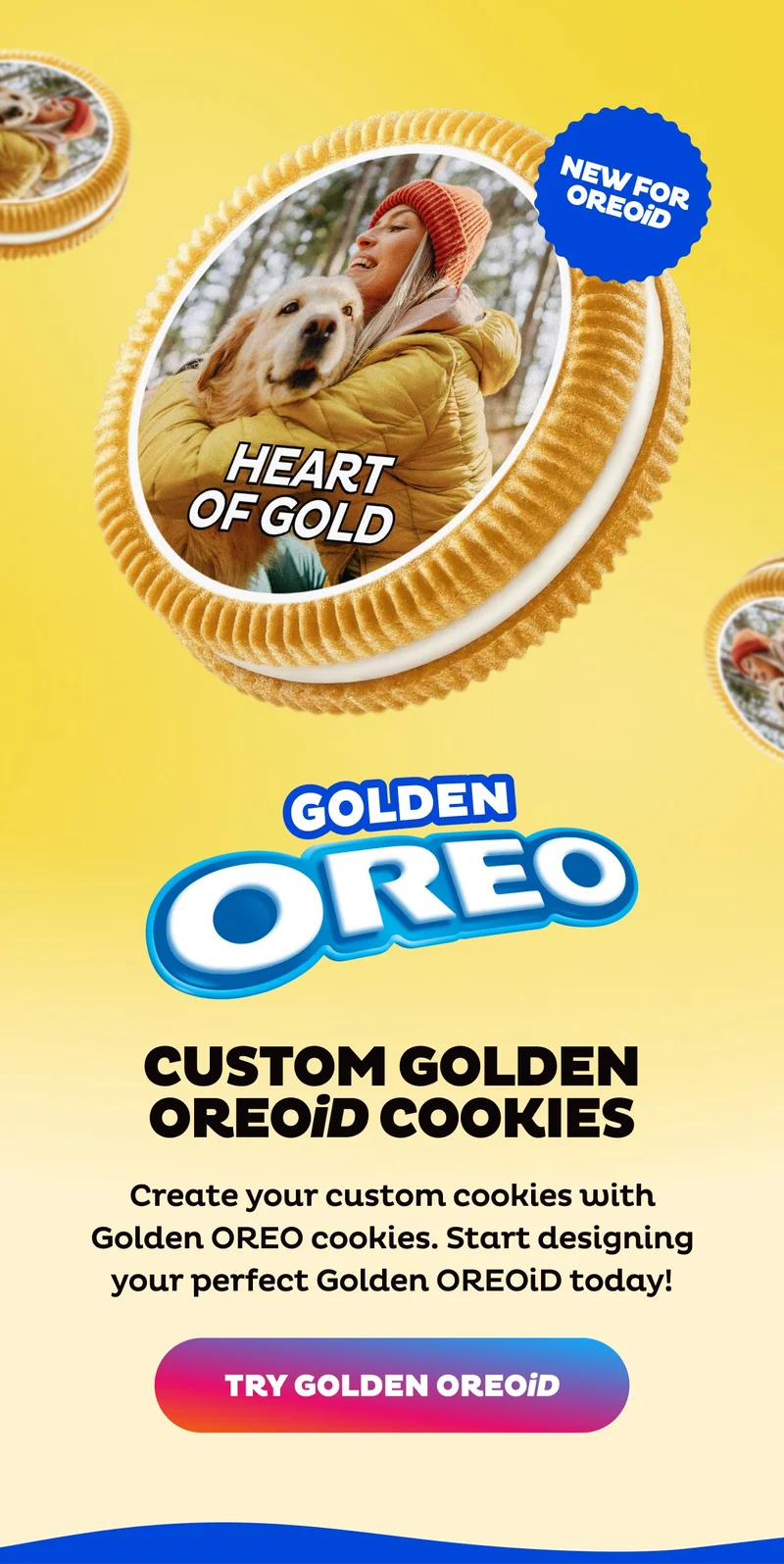 Custom Golden OREOiD Cookies