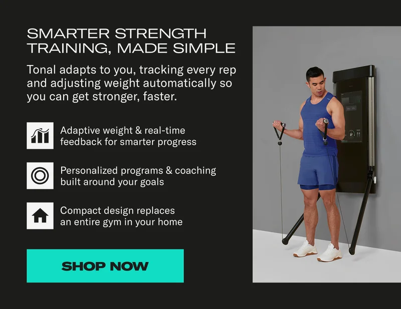Smarter strength training, made simple. Shop Now