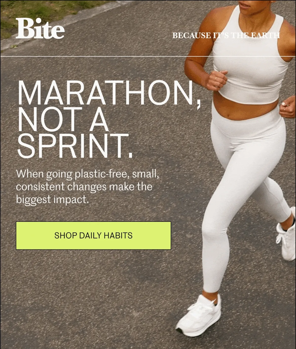 Marathon, not a sprint.