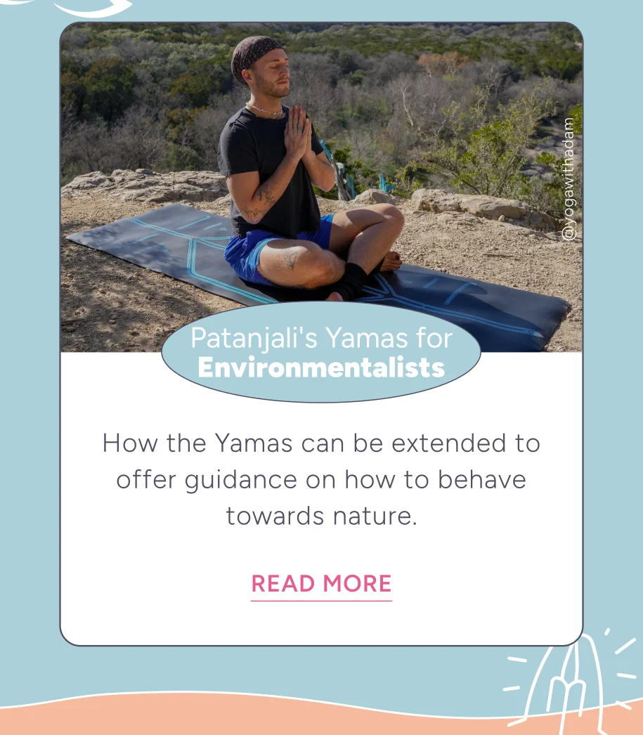 Patanjali's Yamas for Environmentalists