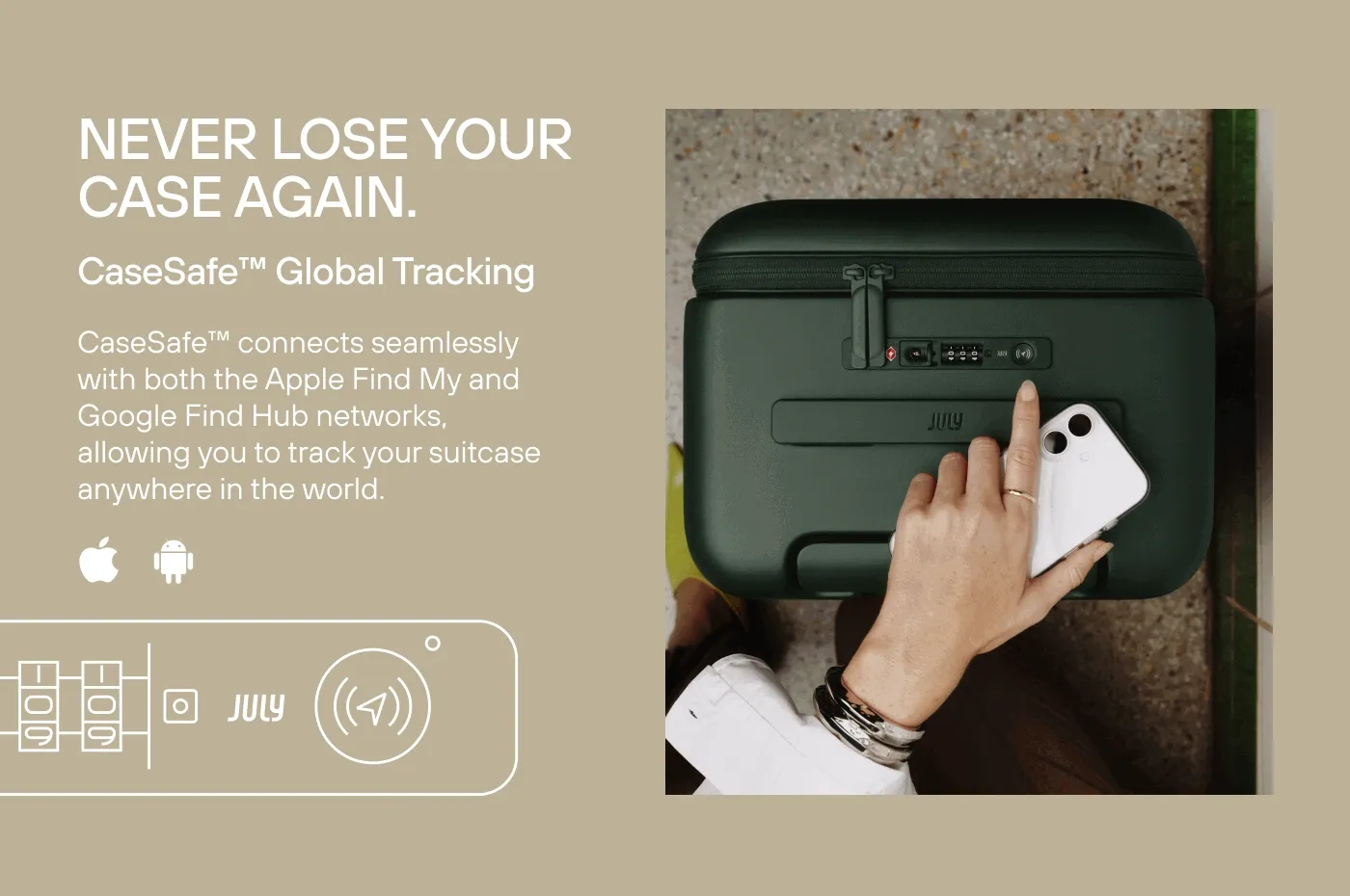 Never Lose Your Case Again