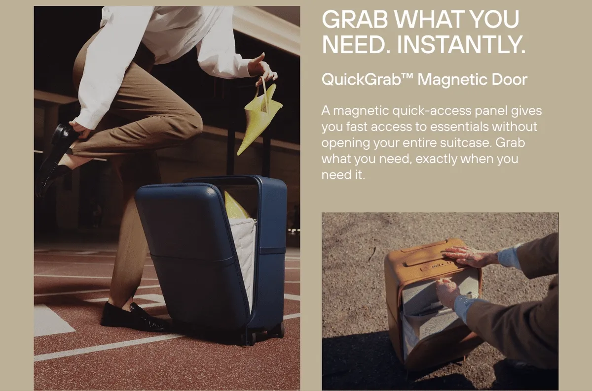 Grab what you instantly need.