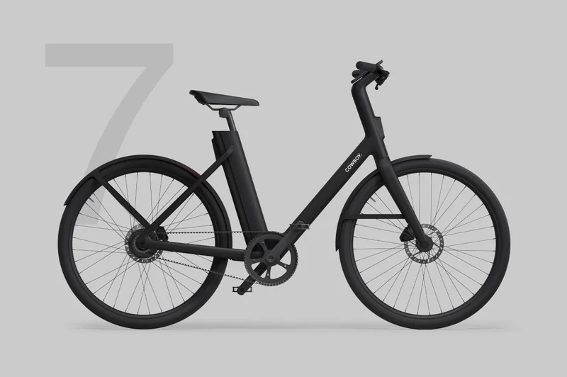 A photograph render of the Cowboy Cruiser ST Black