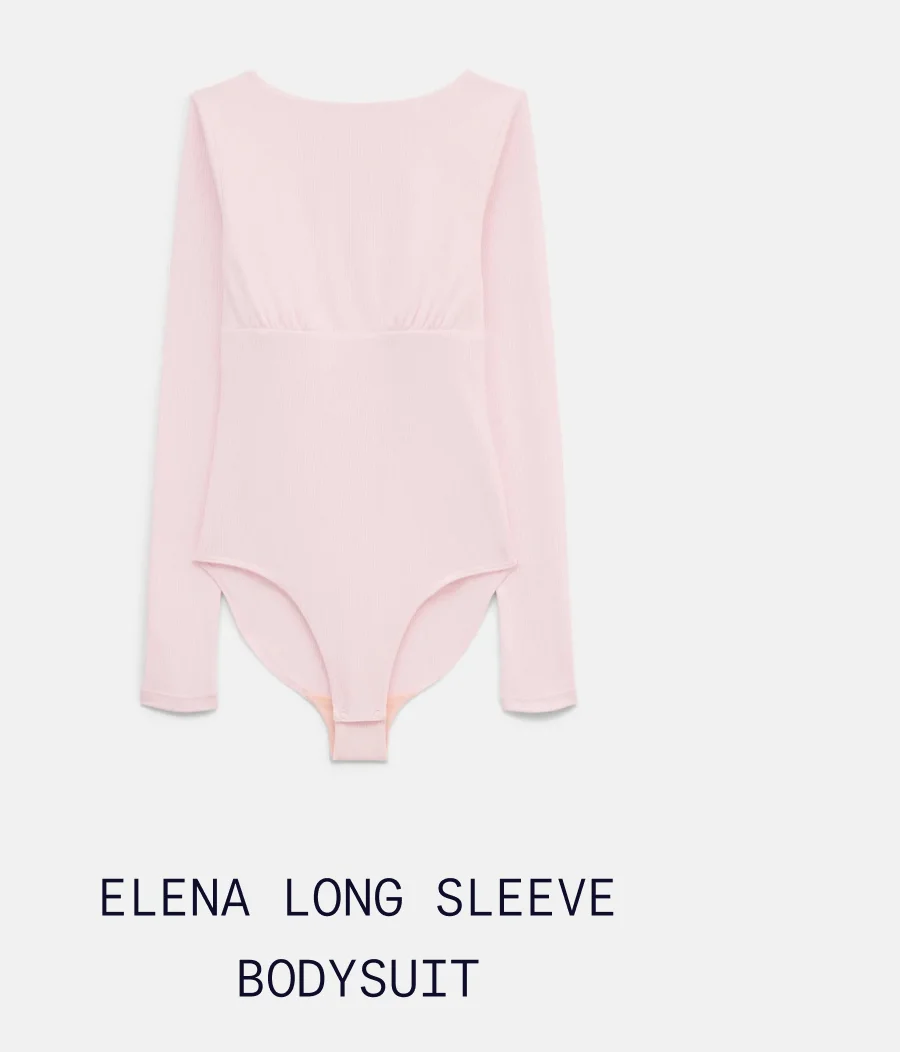 Elena Long Sleeve Bodysuit