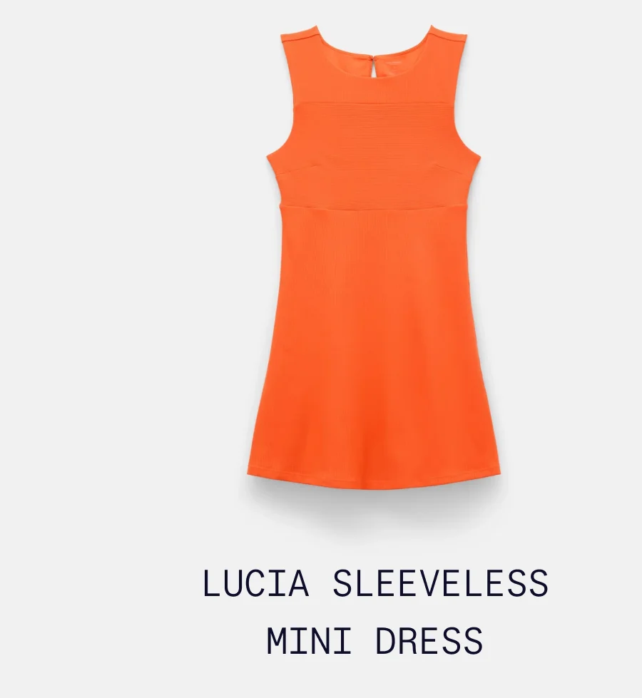 Lucia Sleeveless Mini Dress