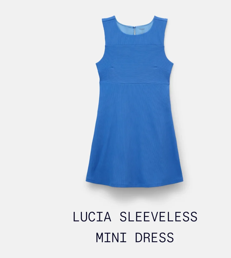 Lucia Sleeveless Mini Dress