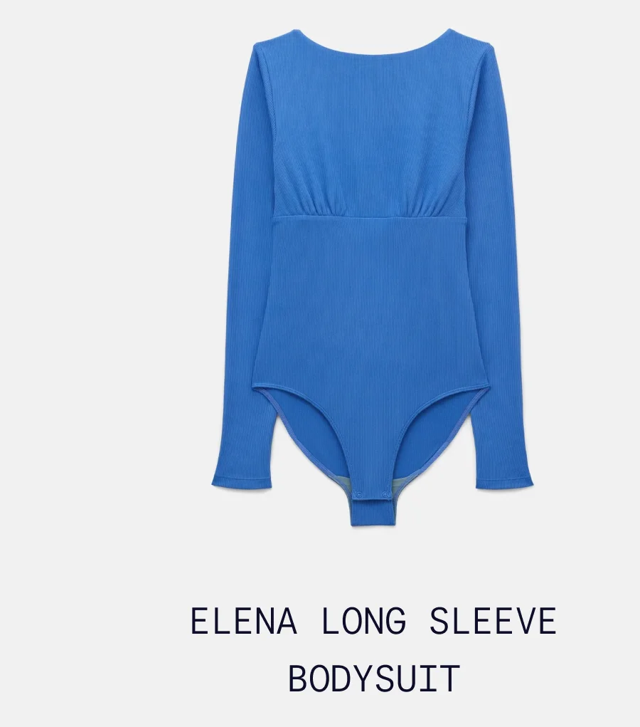 Elena Long Sleeve Bodysuit
