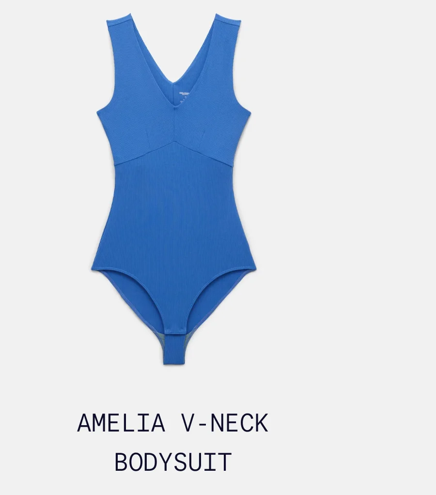 Amelia V-Neck Bodysuit