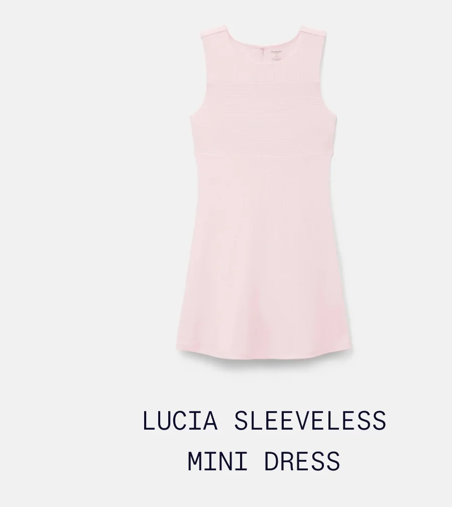 Lucia Sleeveless Mini Dress