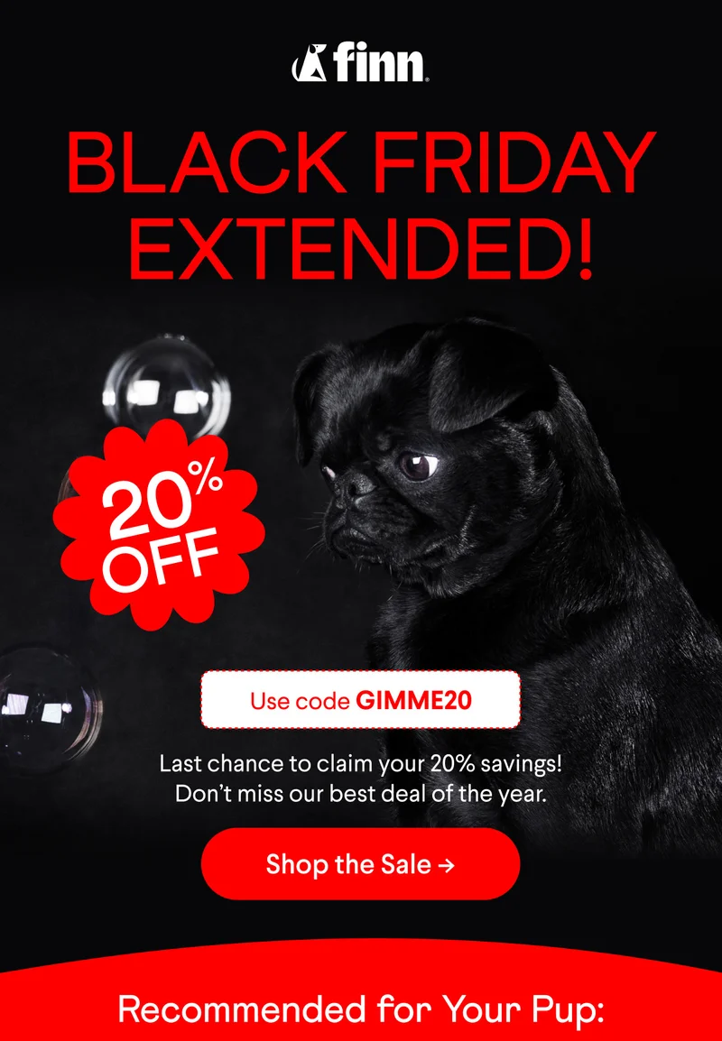 Black Friday Extended! Use code discount code to claim your 20% savings – last chance! Don't miss our best deal of the year