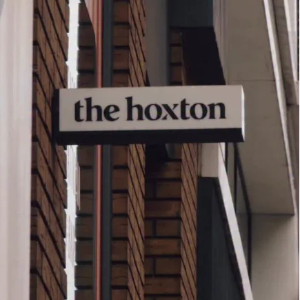 The Hoxton sign