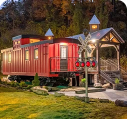 Find an unconventional private home getaway.