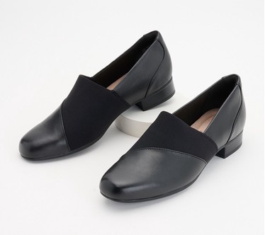 Clarks Collection Leather Slip-On Shoe - Juliet Gem