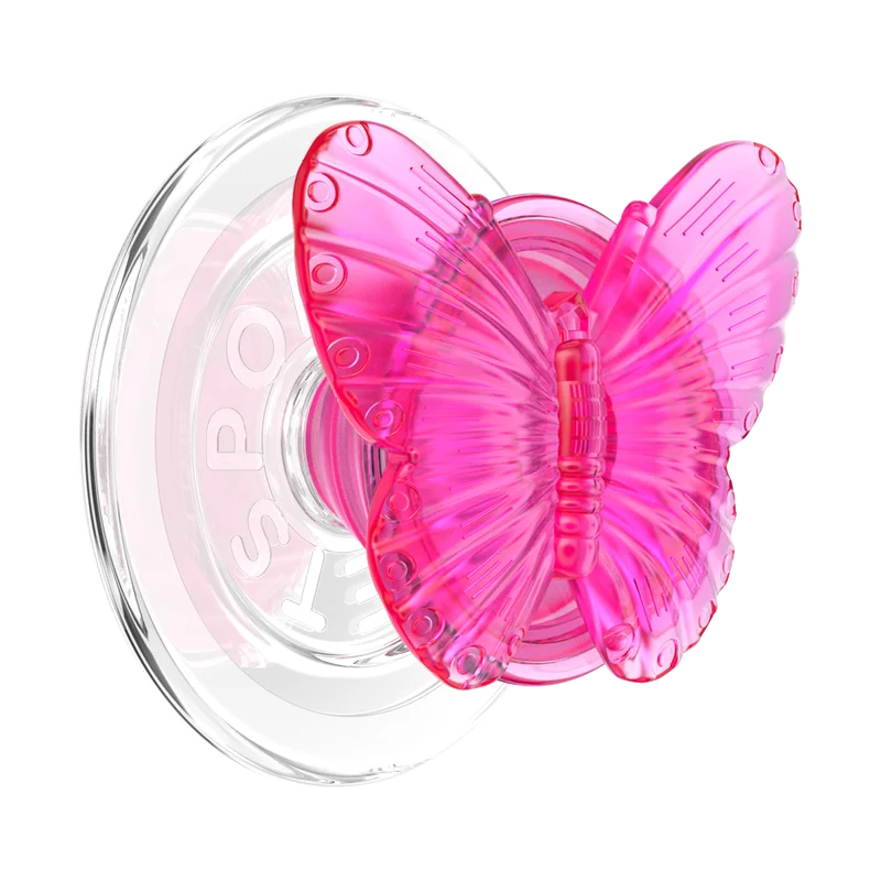 Image of Molded Butterfly Magenta — MagSafe PopGrip