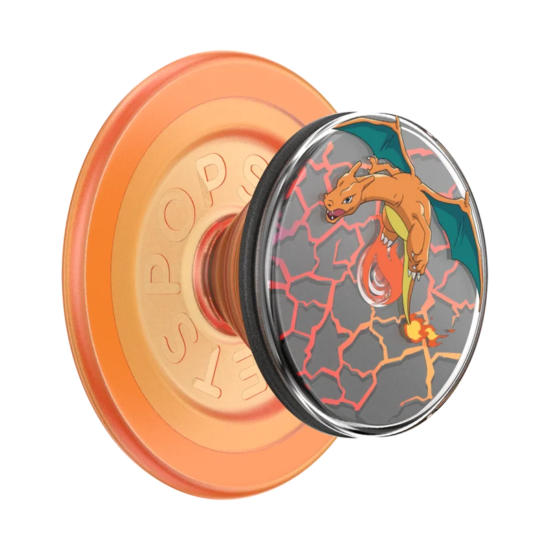 Image of Backspin Charizard in Flight — MagSafe PopGrip