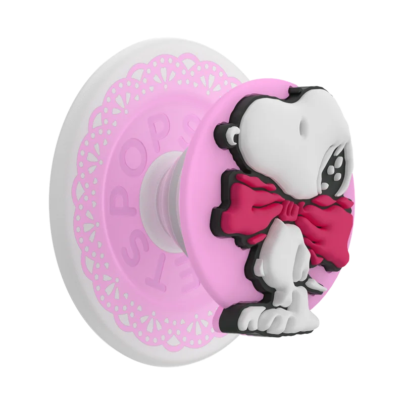 Image of PopOut Snoopy Tied in a Bow — MagSafe PopGrip
