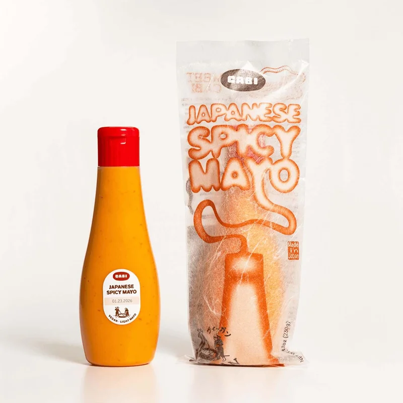 Japanese Vegan Spicy Mayo, Upcycled, Creamy, 8.1 Fl Oz