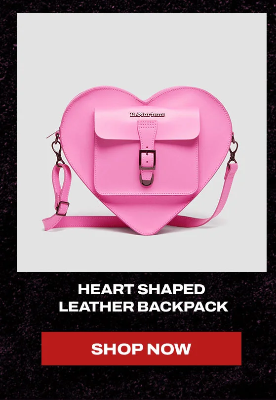 Heart Shaped Leather Backpack