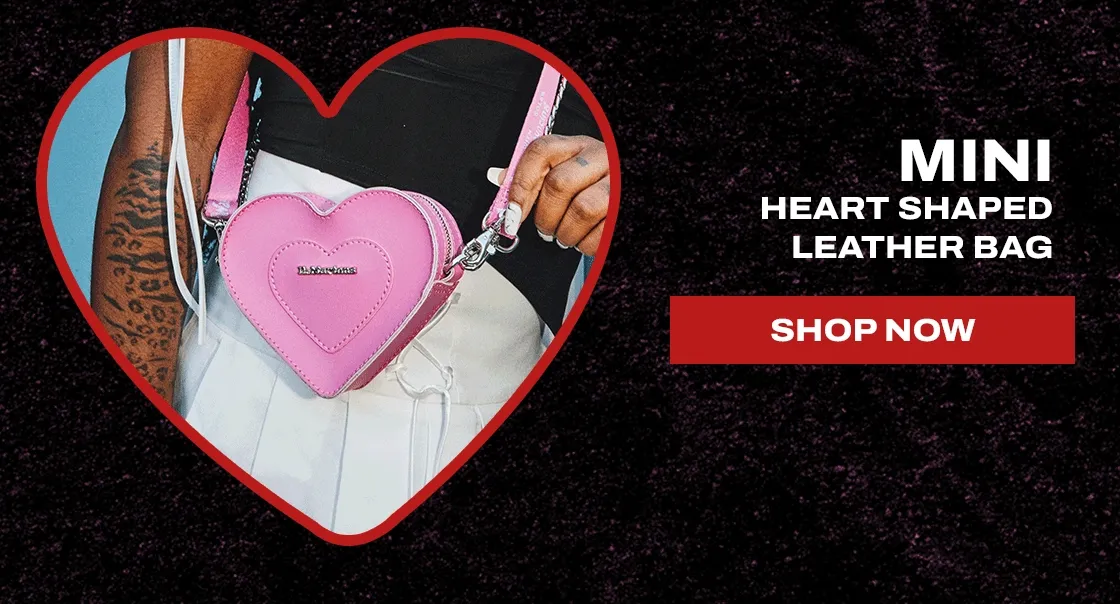 Mini Heart Shaped Leather Bag