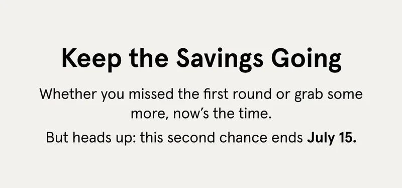 Keep the Savings Going