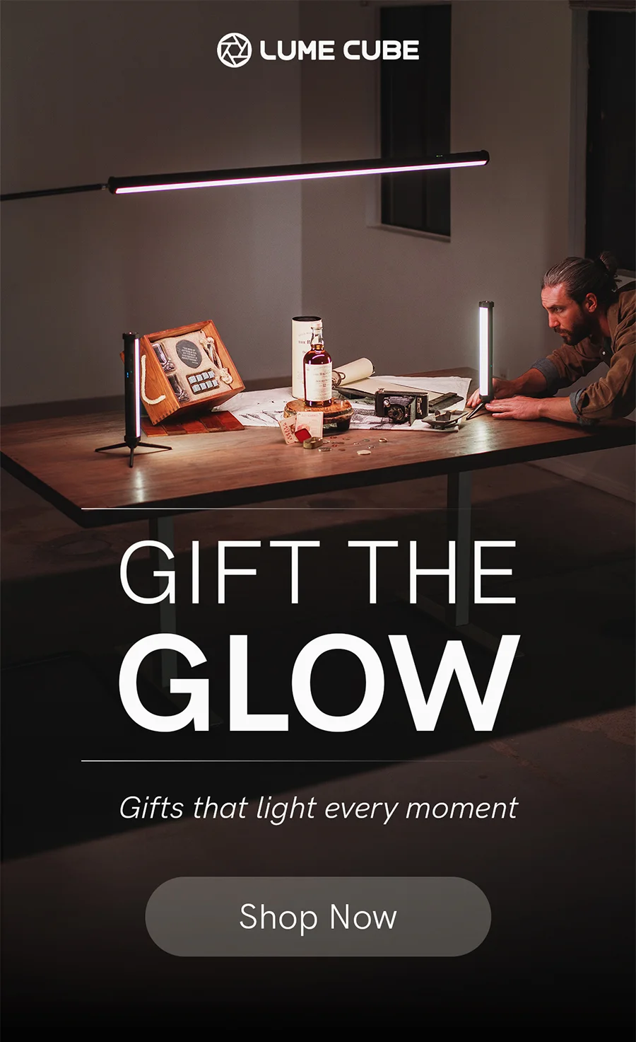 Gift the Glow with gifts that light every moment.