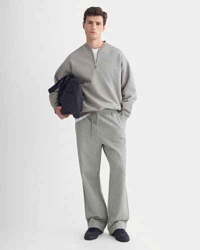 Image | Luxe Fleece Pull-On Sweatpant | Vintage Heather Grey