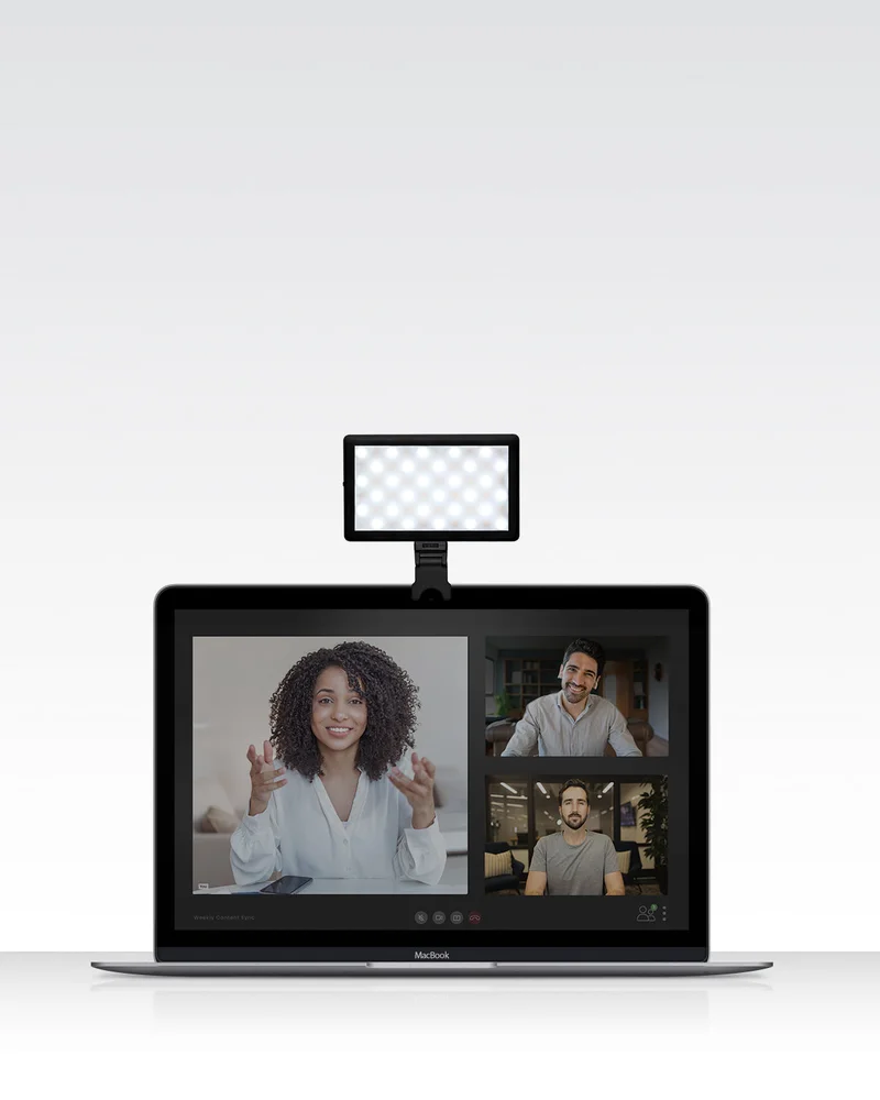 Image of Lume Cube Video Conference Lighting Kit Webcam LED Light with Laptop Mount
