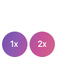 1x and 2x zoom