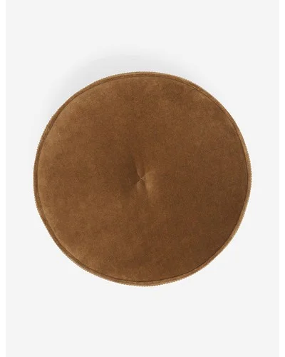 Velvet Disc Pillow by Sarah Sherman Samuel-Amber