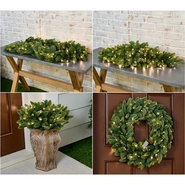 Bethlehem Lights Grand Radiance Greenery with 3-in-1 LEDs