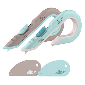 Slice Set of 2 Ceramic Box Cutters and 2 Safety Cutters