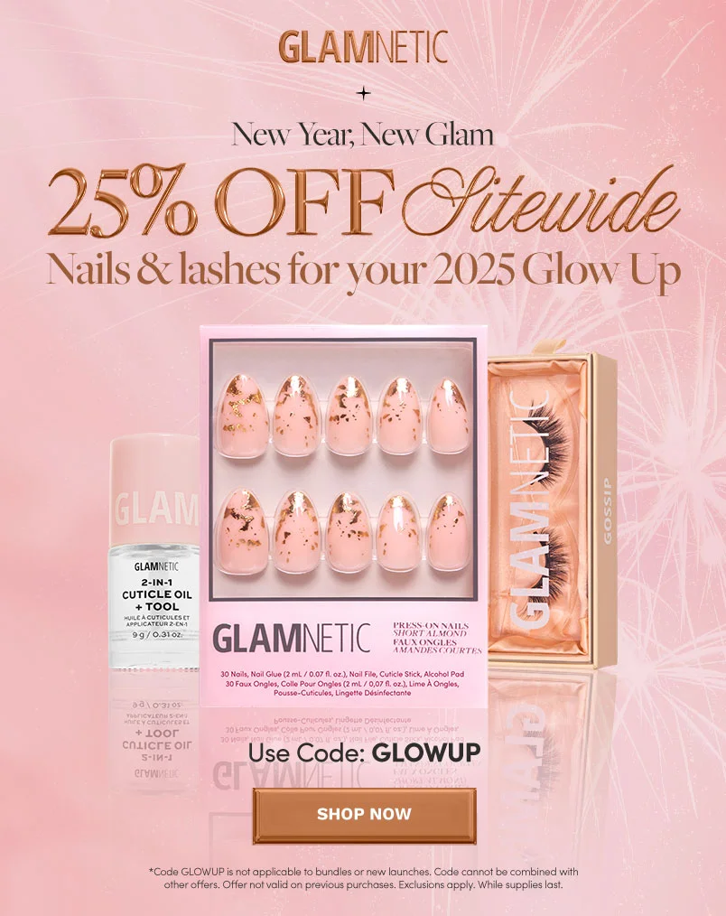 Get 25% off sitewide with the code GLOWUP
