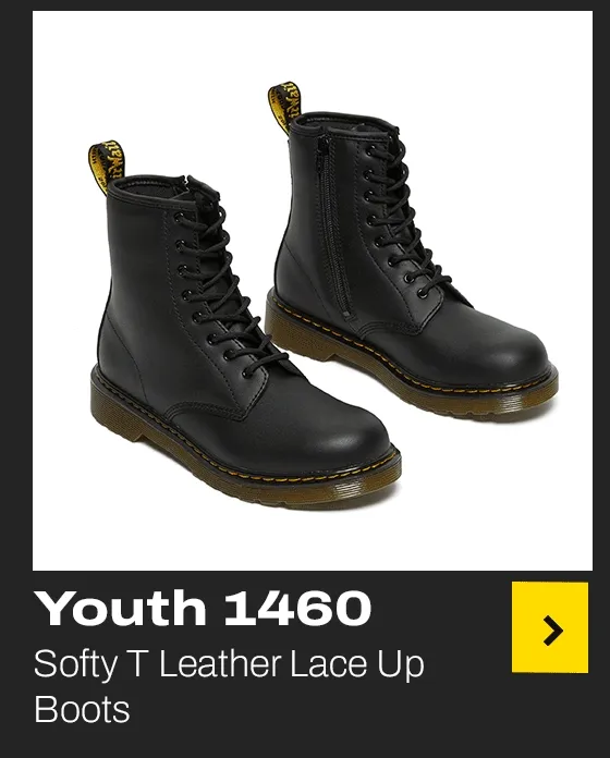 Youth 1460 Softy T Leather Lace Up Boots
