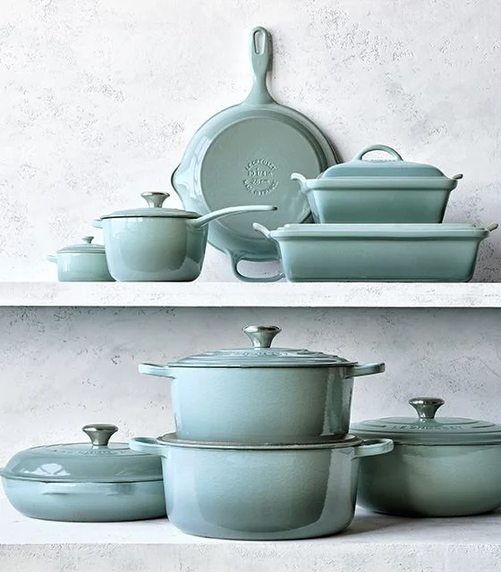 Le Creuset's new hue: sea salt