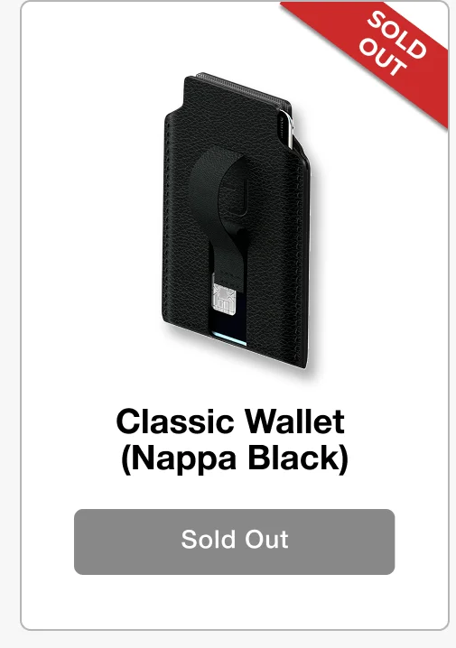 Classic Wallet (Nappa Black)
