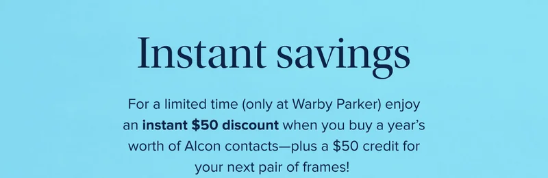 Instant Savings