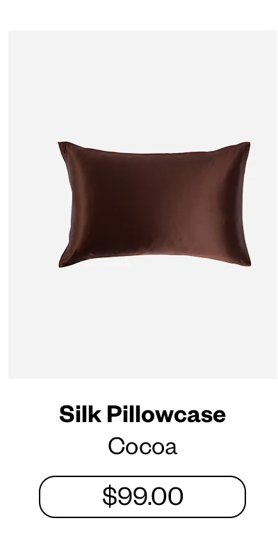 Silk Pillowcase - Cocoa