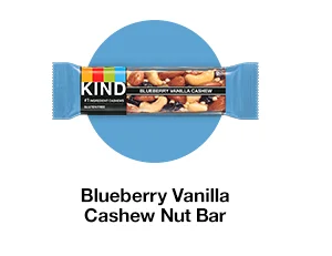 Blueberry Vanilla Cashew Nut Bars