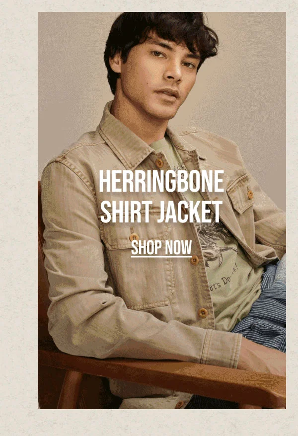 Herringbone Shirt Jacket Shop Now