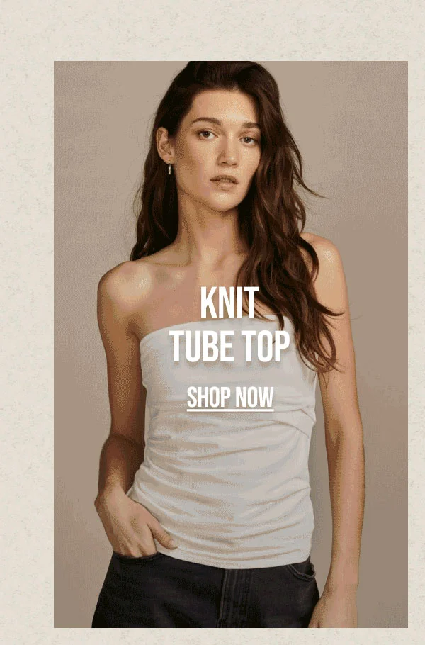 Knit Tube Top Shop Now