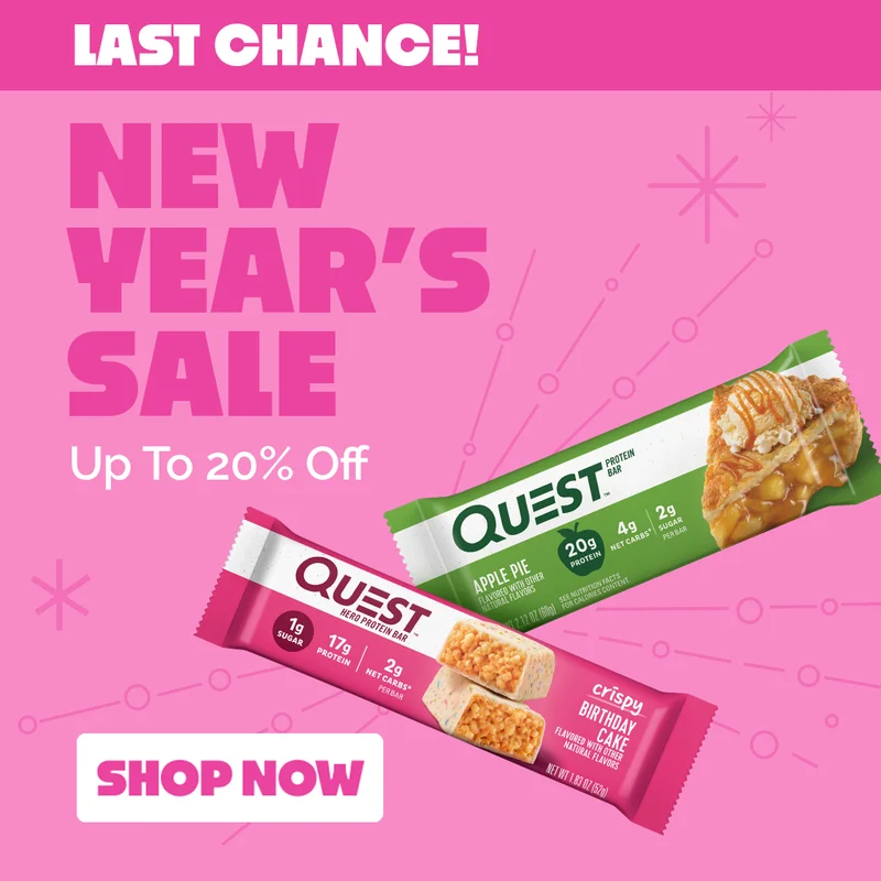 New Year Sale - Quest Apple Pie protein bars