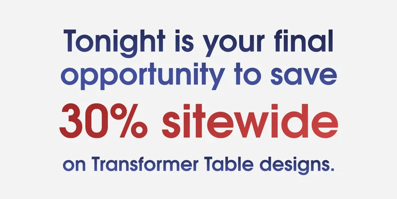 Tonight is your final opportunity to save