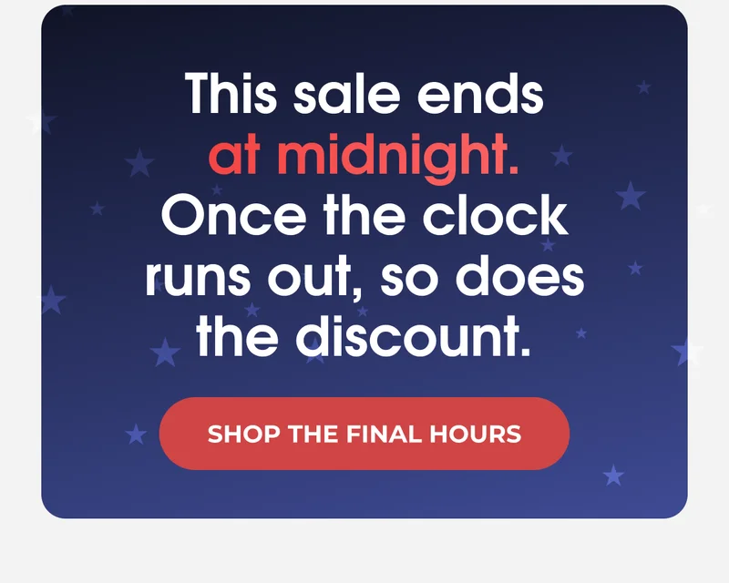 SHOP THE FINAL SALE