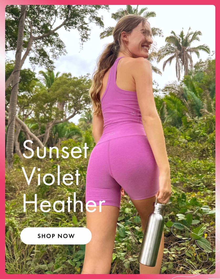 Spacedye Keep Pace 5" Short in Sunset Violet Heather