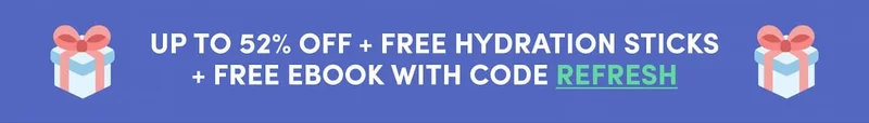 52% OFF + Free Hydration Sticks + Free Ebook with code discount code