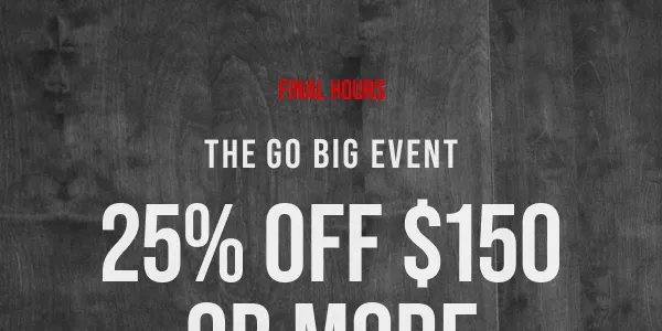 25% off $150+ Gif